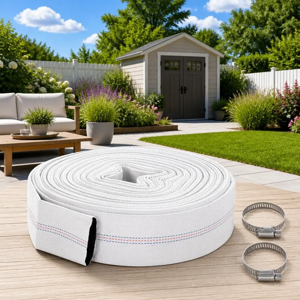 Reinforced 30m 2 Inch PVC Fire Hose for Water Transport