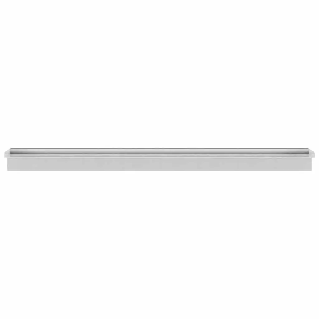 Rectangular Pool Waterfall Fountain 110cm Garden Pond Decoration Silver Water