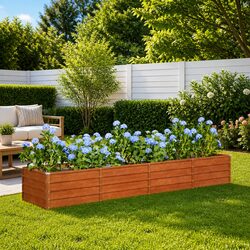 Durable Corten Steel Garden Raised Bed for Vegetables and Flowers