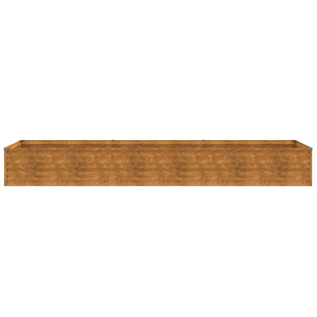 Corten Steel Garden Raised Bed 291x50x36cm
