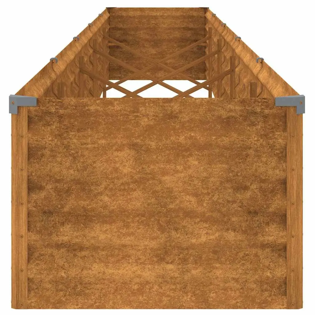 Corten Steel Garden Raised Bed 482x50x36 cm for Planting