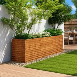 Corten Steel Garden Raised Bed 291x50x69 cm