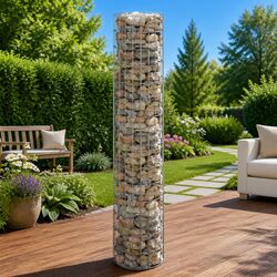 Durable Galvanised Steel Gabion Pole for Garden Borders