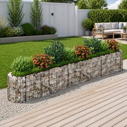 Sturdy Raised Bed Gabion Planter for Beautiful Gardens