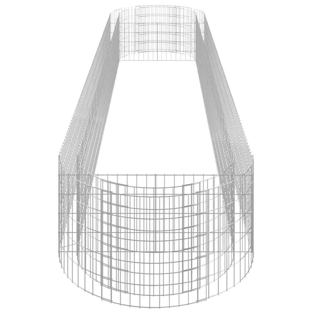 Galvanised Iron Gabion Raised Bed for Gardens