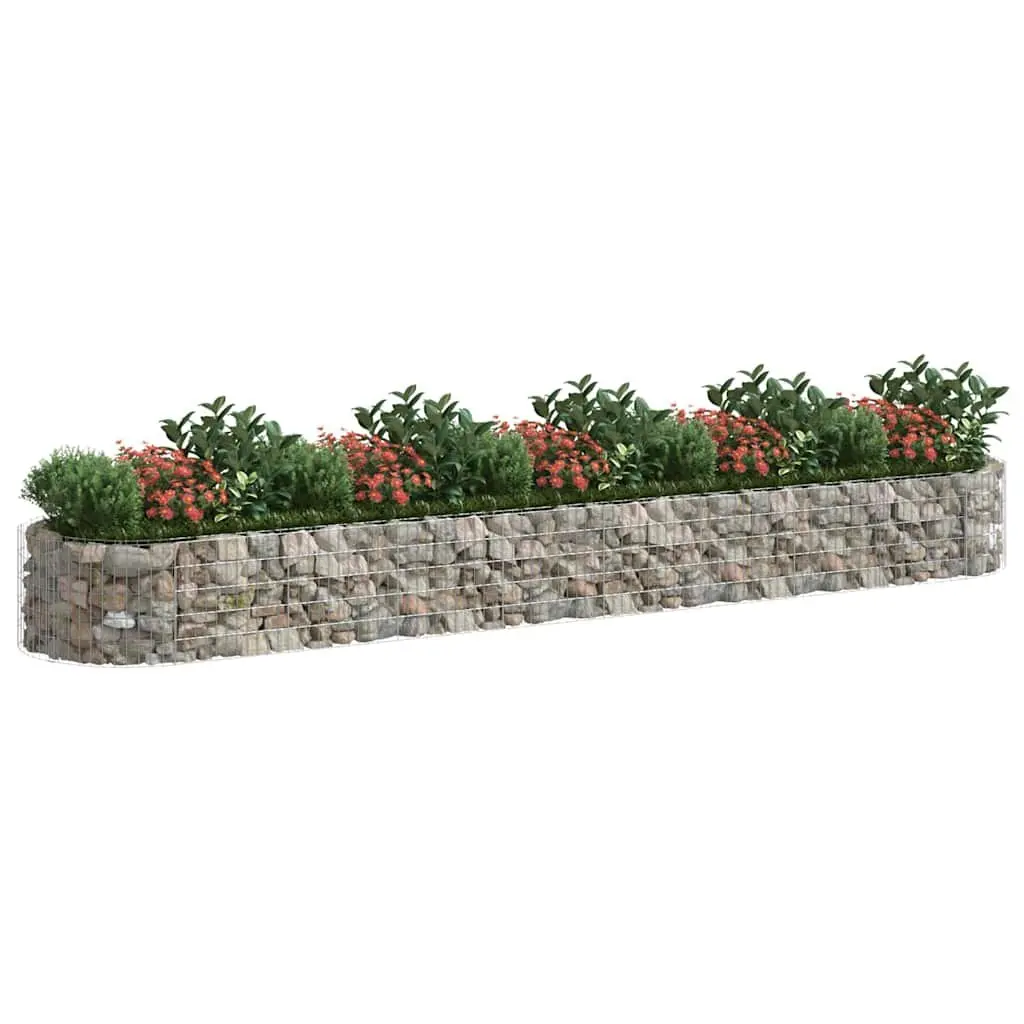 Galvanised Iron Gabion Raised Bed for Gardens