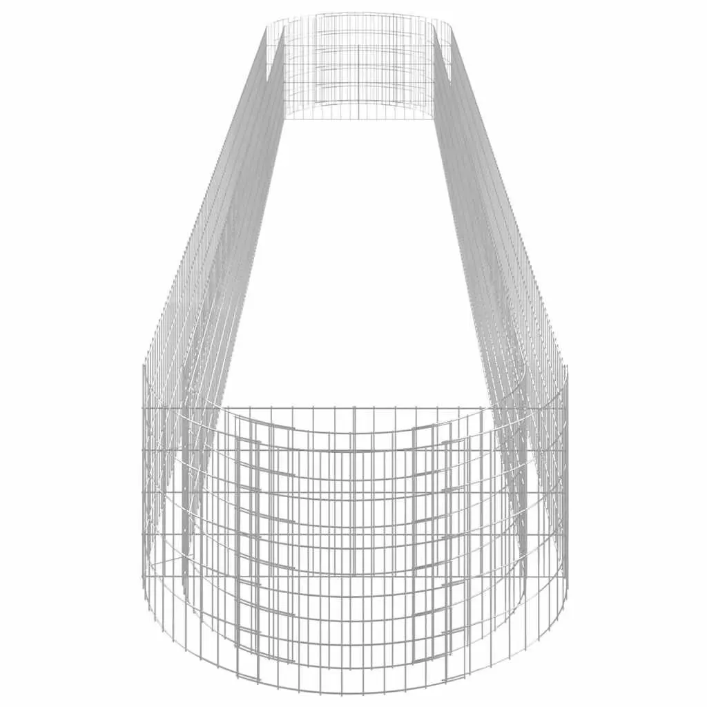 Galvanised Iron Gabion Raised Bed for Gardens