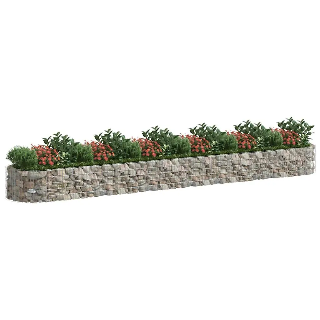 Galvanised Iron Gabion Raised Bed for Gardens