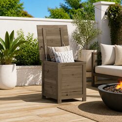 Durable Outdoor Cushion Storage Box in Anthracite