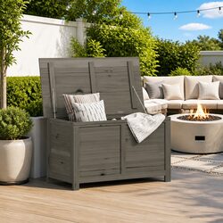 Anthracite Outdoor Cushion Storage Box 100x50x56cm