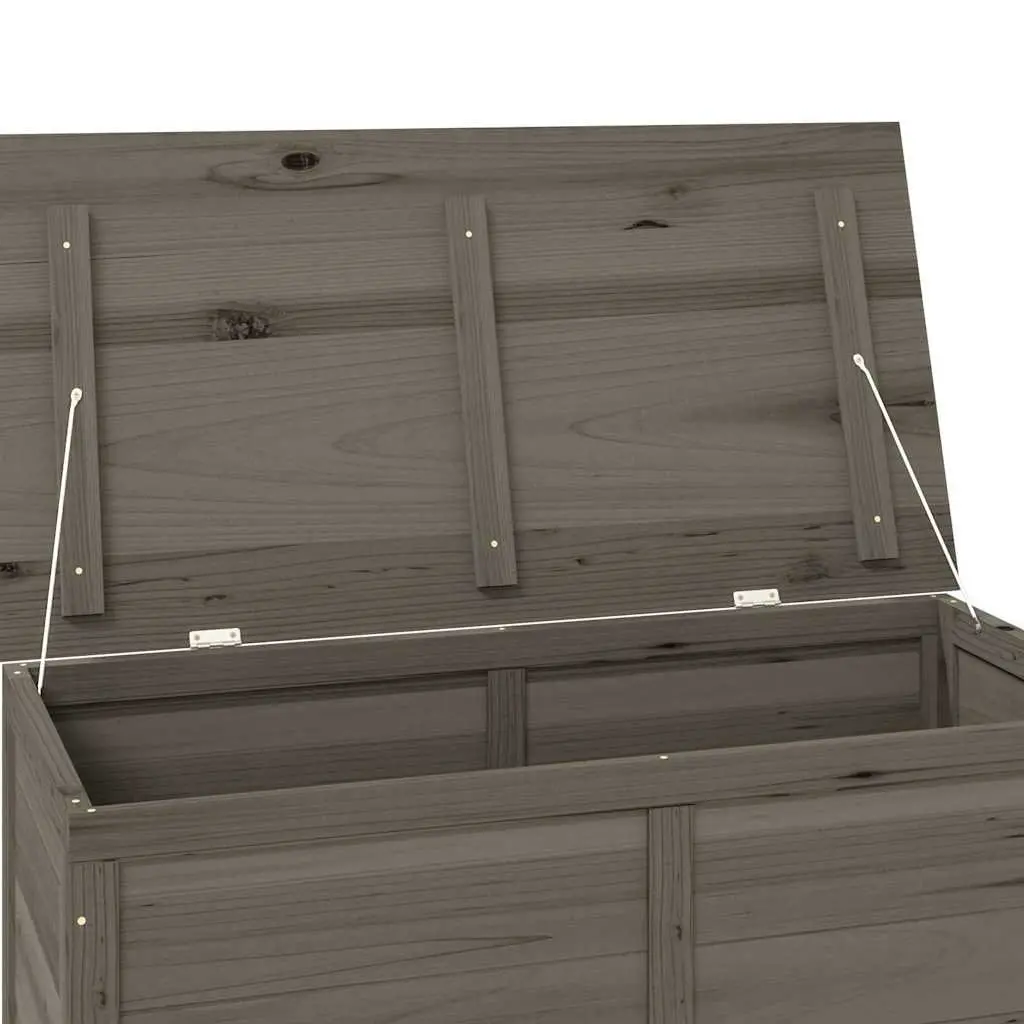 Cushion Storage Box Solid Fir Wood 100x50x56cm Anthracite