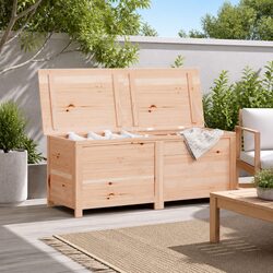 Sturdy Outdoor Storage Box 150x50x56 cm Solid Fir Wood