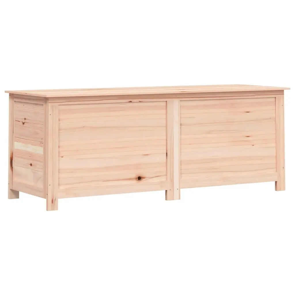 Outdoor Storage Box Solid Fir Wood 150x50x56 cm Brown