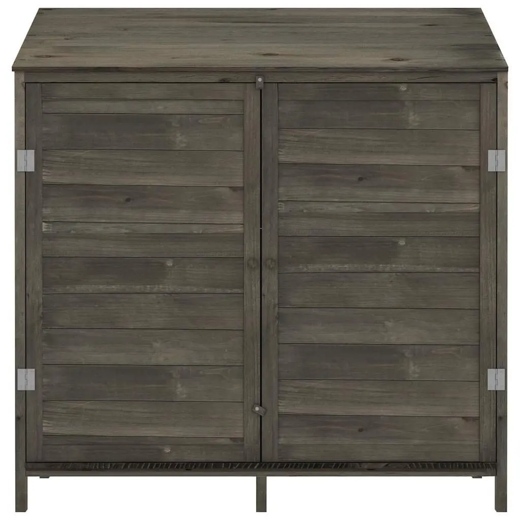 Solid Fir Garden Shed in Anthracite for Outdoor Storage