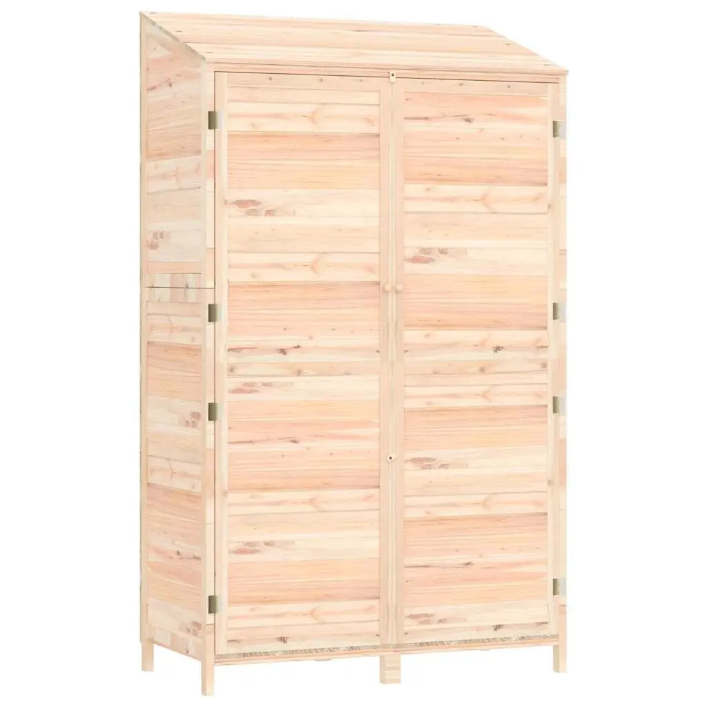 Wooden Garden Shed 102x52x174.5 cm for Outdoor Storage