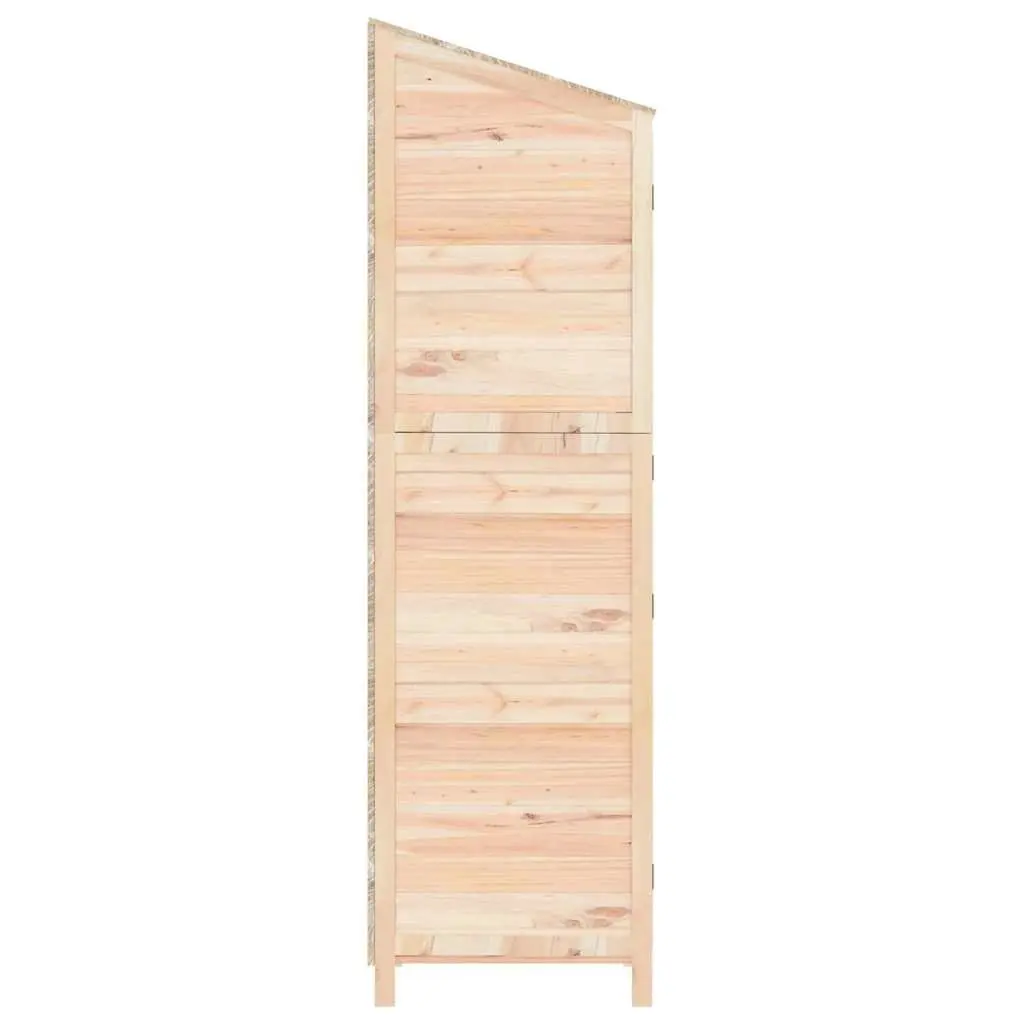 Wooden Garden Shed 102x52x174.5 cm for Outdoor Storage