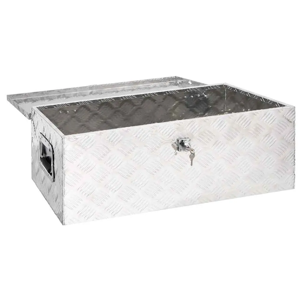 Aluminium Storage Box 80x39x30 cm with Lock