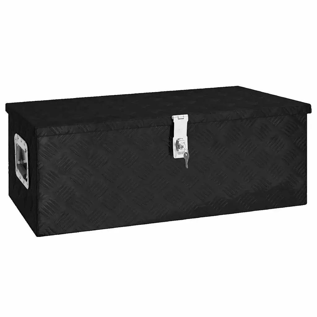 Black Aluminium Tool Organiser with Lock