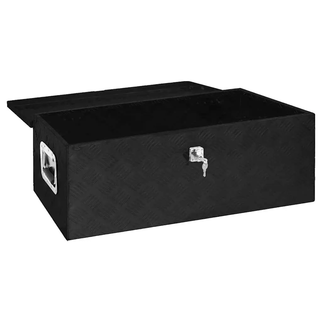 Black Aluminium Tool Organiser with Lock