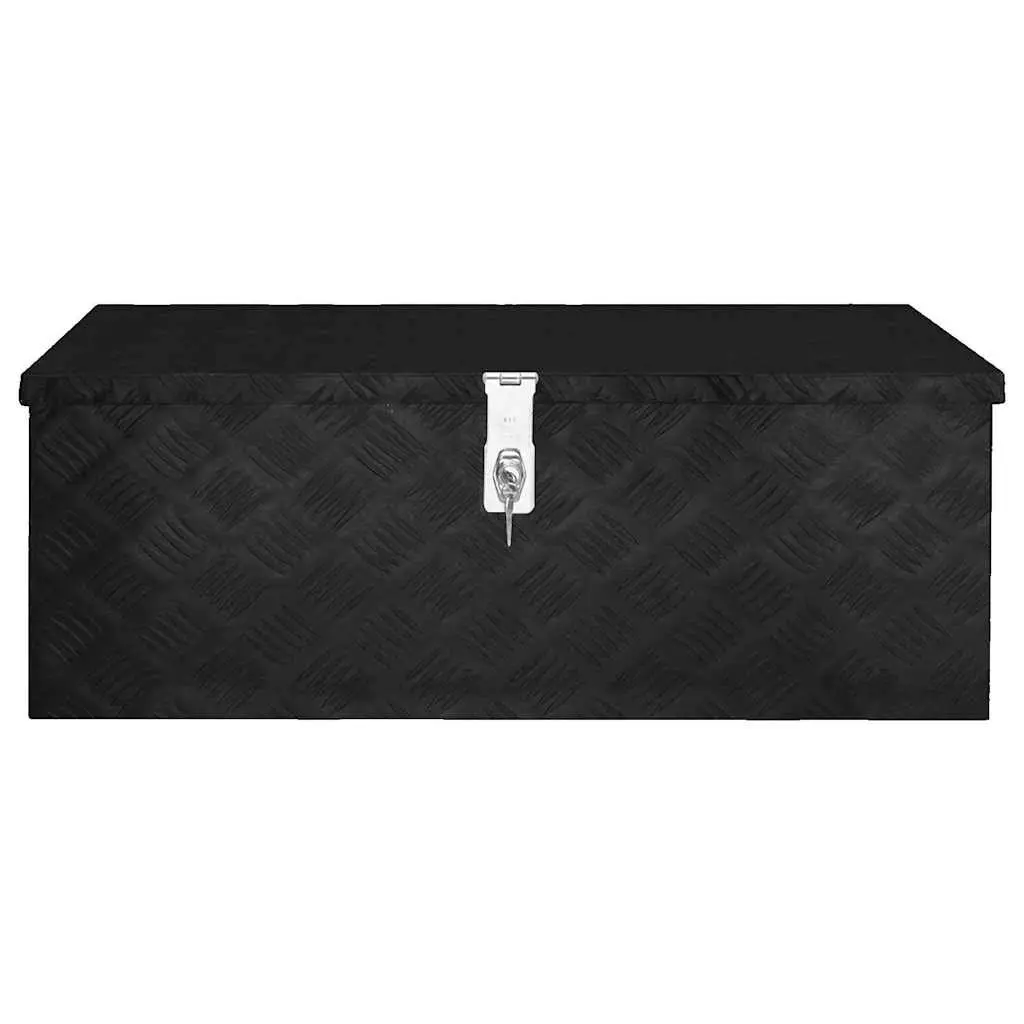 Black Aluminium Tool Organiser with Lock