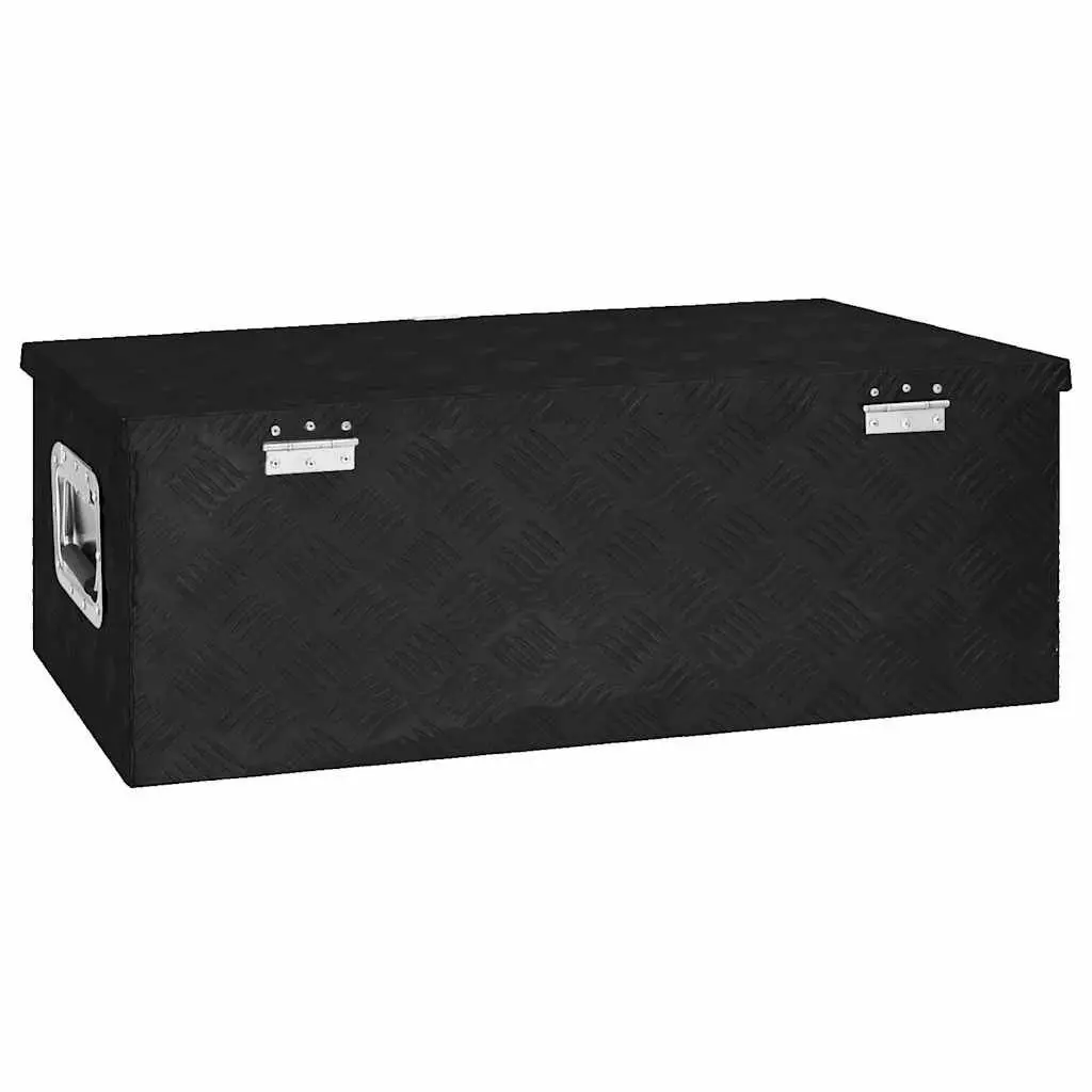 Black Aluminium Tool Organiser with Lock