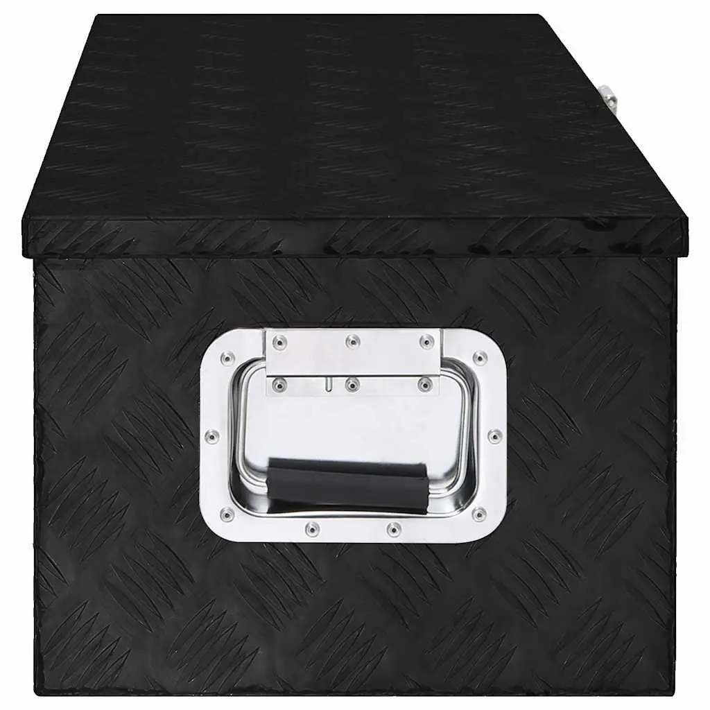 Black Aluminium Tool Organiser with Lock