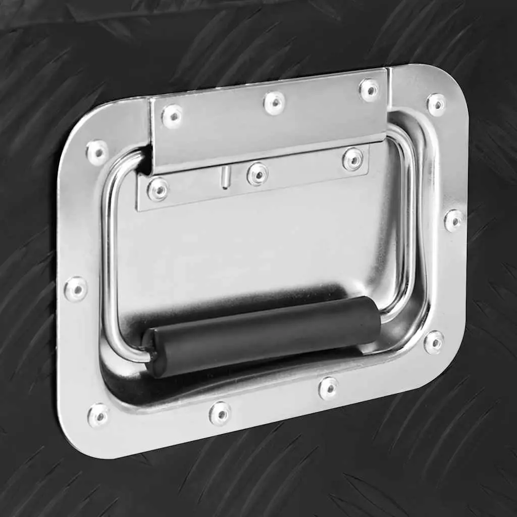 Black Aluminium Tool Organiser with Lock