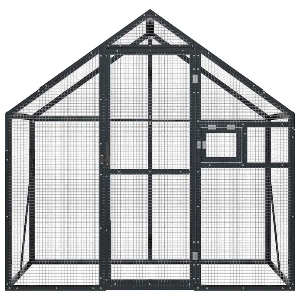 Large Outdoor Bird Aviary with Aluminium Frame and Wire Mesh