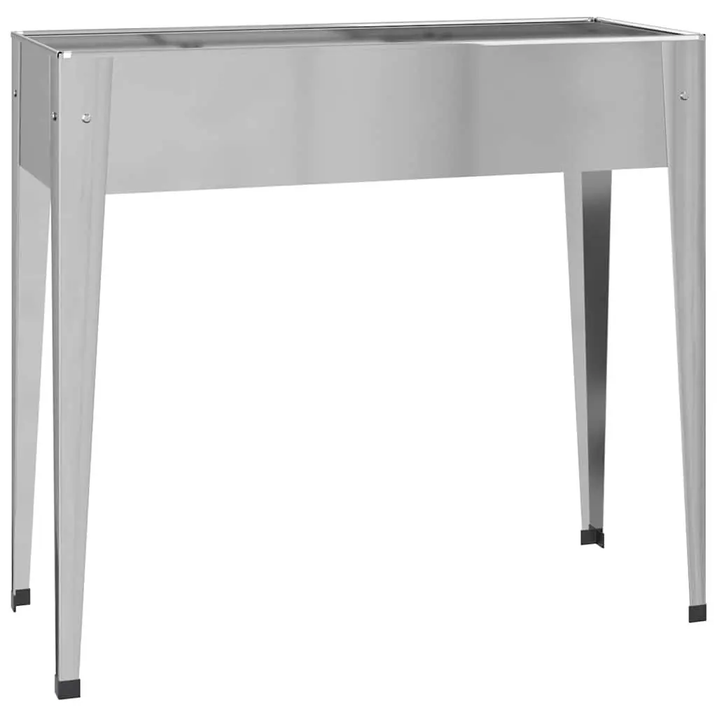 Galvanised Steel Garden Planter 100.5x40.5x90cm