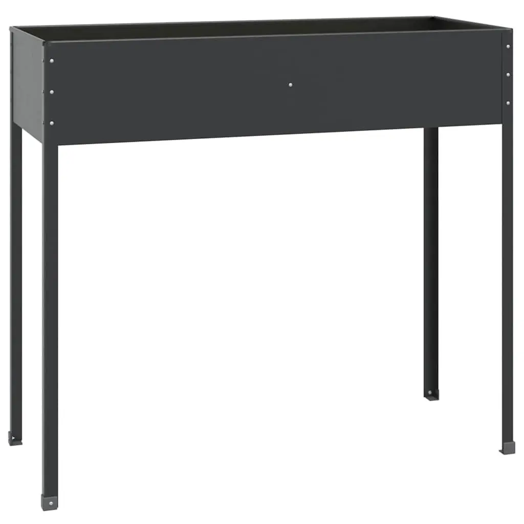 Anthracite Garden Planter with Elevated Feet