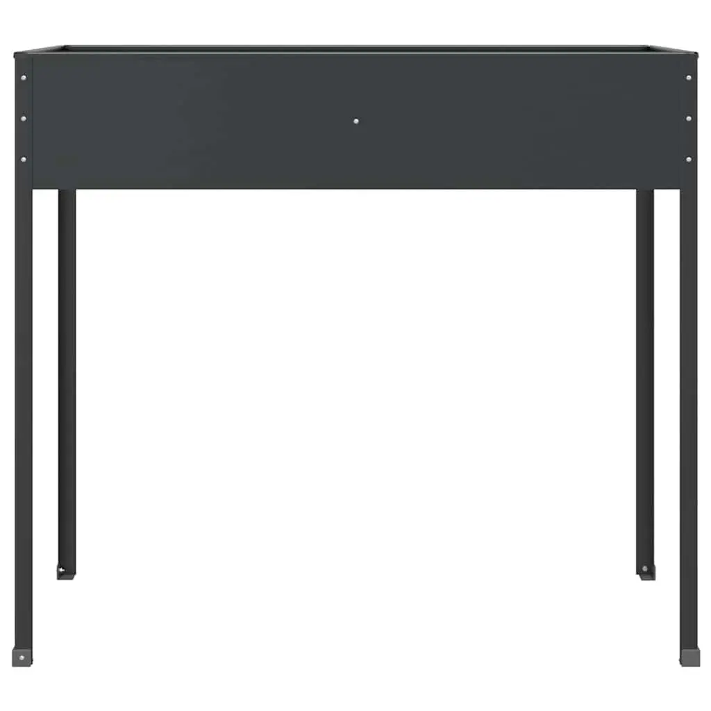 Anthracite Garden Planter with Elevated Feet