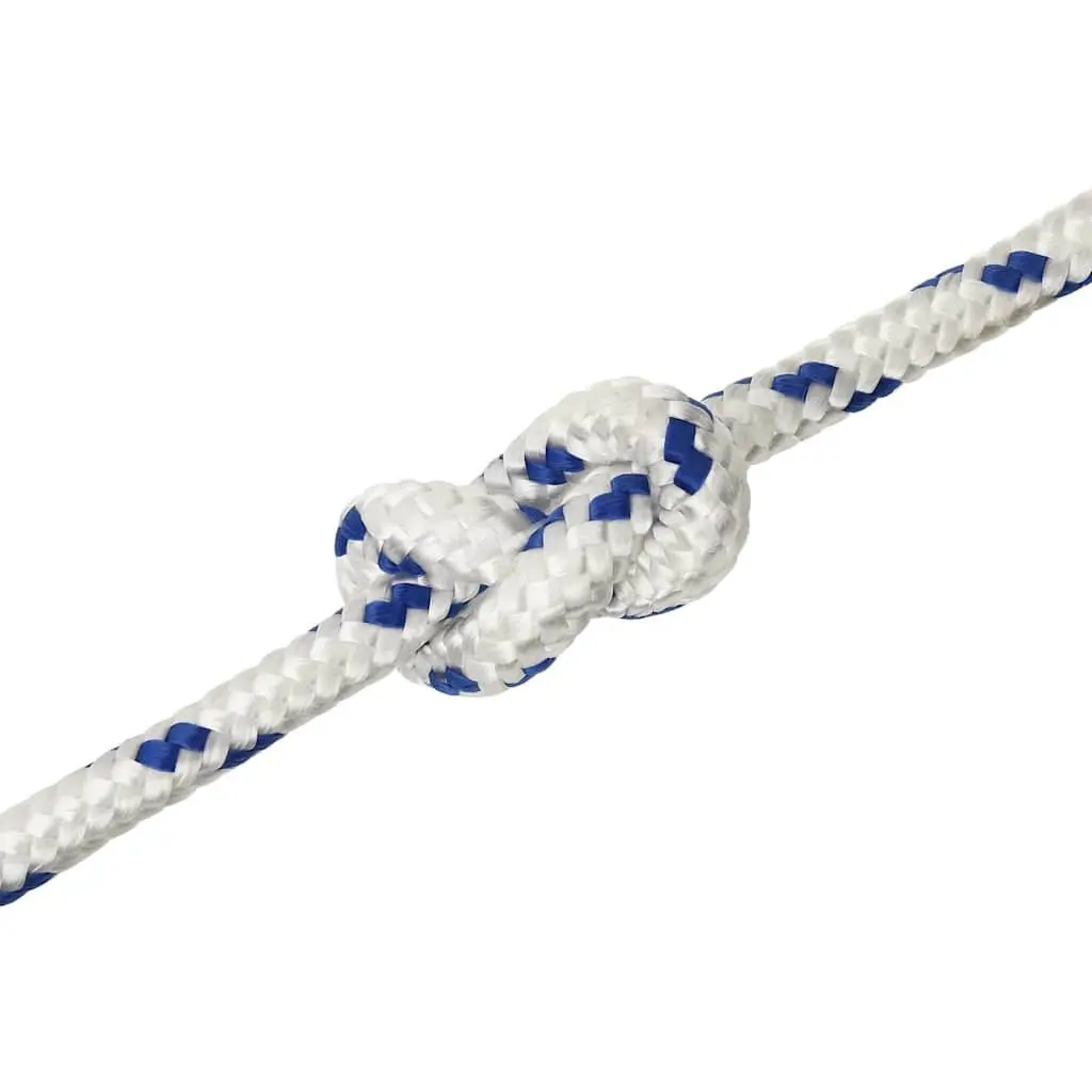 12mm 25m White Polypropylene Boat Rope