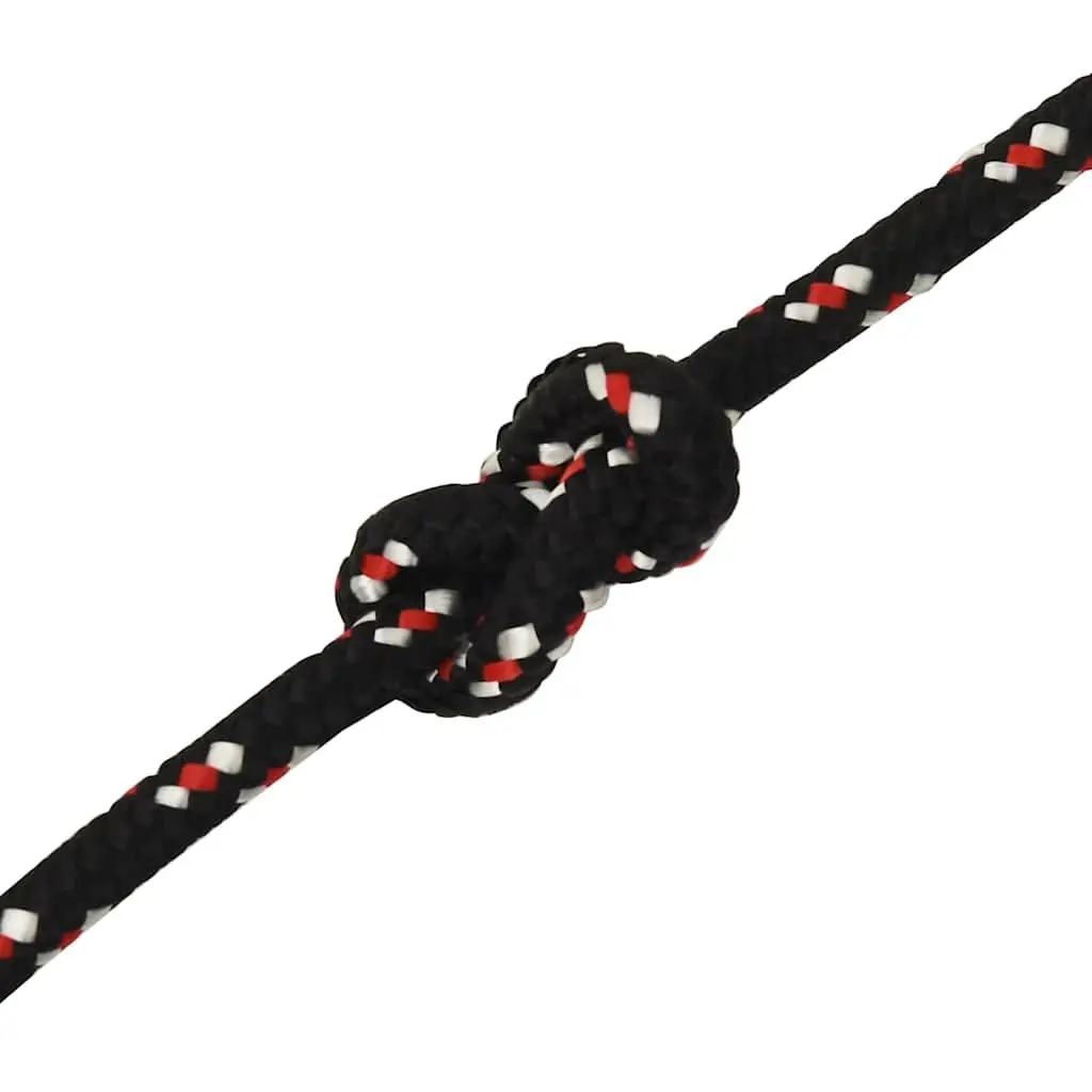 Black 12mm Polypropylene Boat Rope, 25m