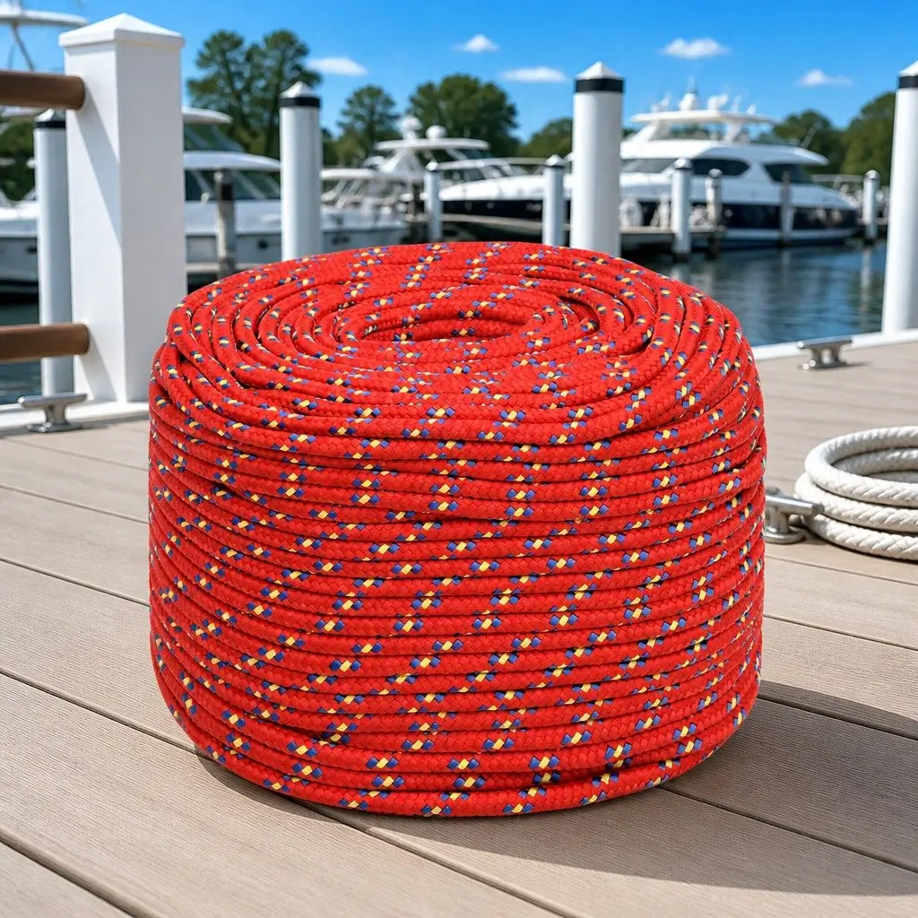 Boat Rope Polypropylene 8mm 25m Red
