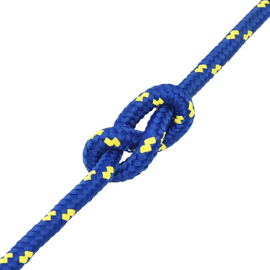 Braided Rope Polypropylene 12mm 25m Blue