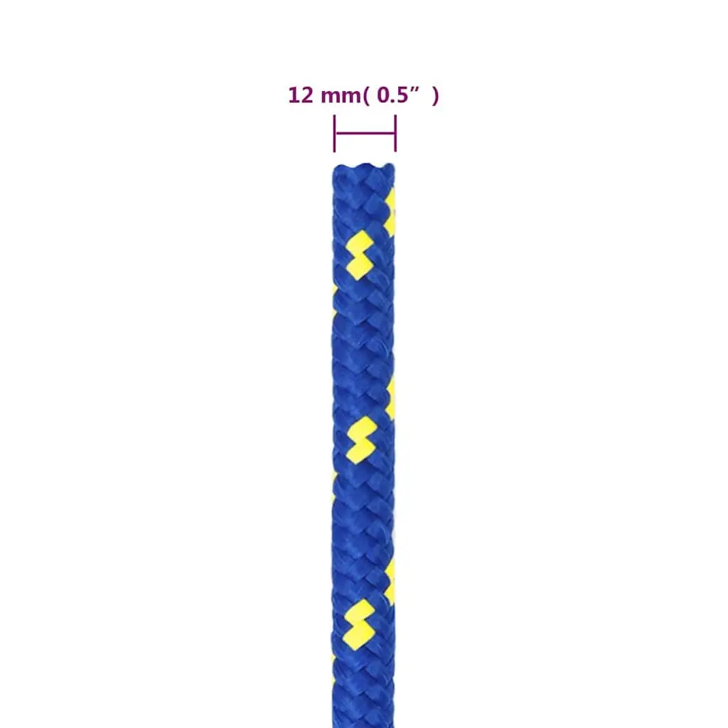 Boat Rope Polypropylene 12mm 100m Blue