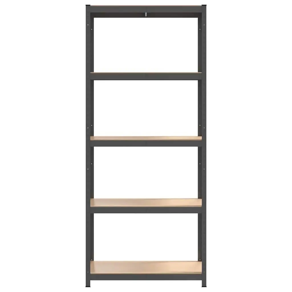 Industrial Storage Shelves 5-Layer Shelving Unit Anthracite Steel Engineered
