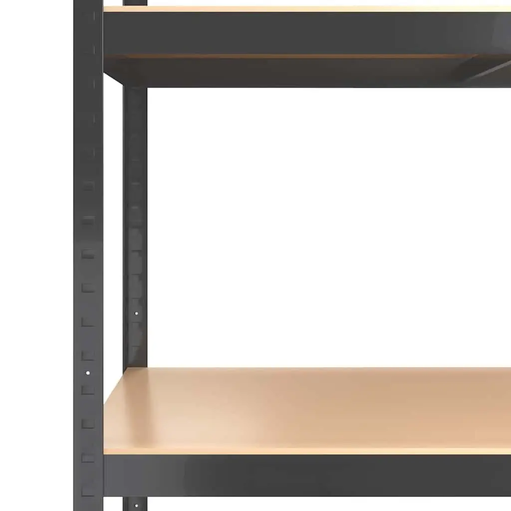 Industrial Storage Shelves 5-Layer Shelving Unit Anthracite Steel Engineered