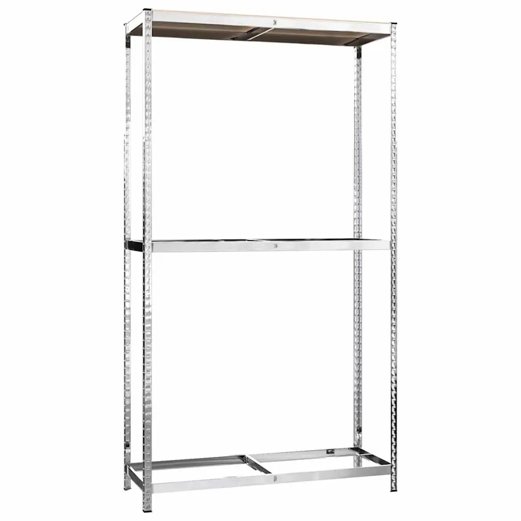 2-Layer Tire Storage Racks 2 pcs Industrial Shelving Garage Organization