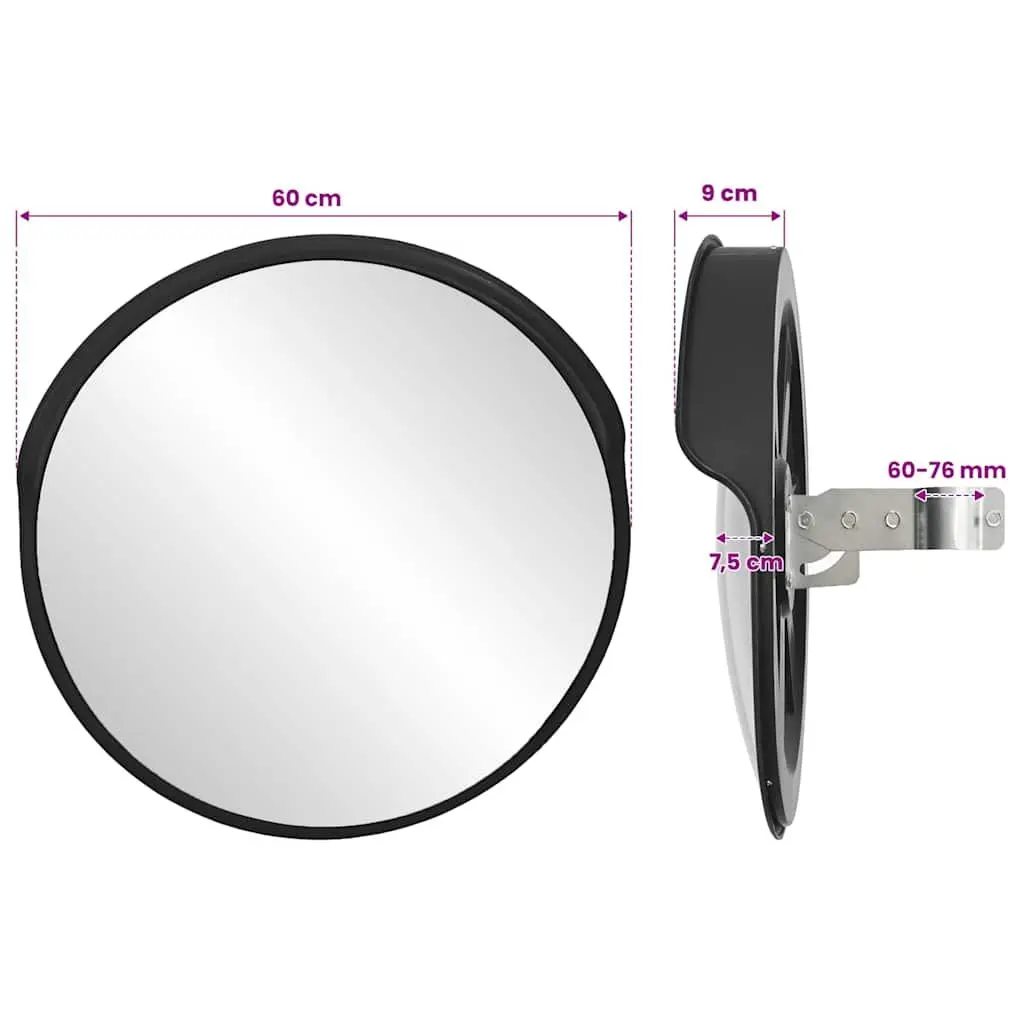 60cm Outdoor Convex Traffic Mirror for Safety