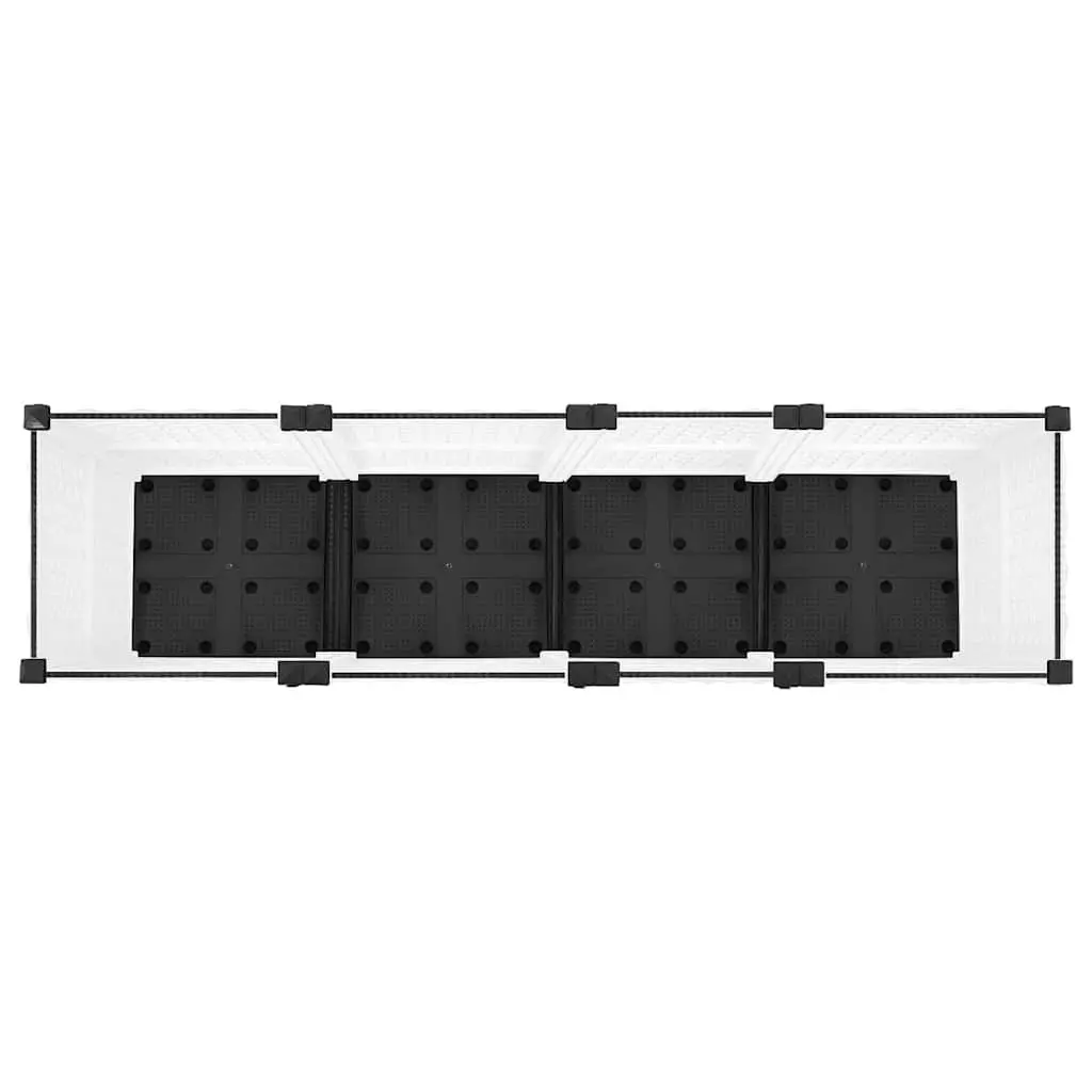 Raised Garden Bed 160x40x38 cm Grey Polypropylene
