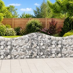 Sturdy Arched Gabion Basket for Outdoor Barriers