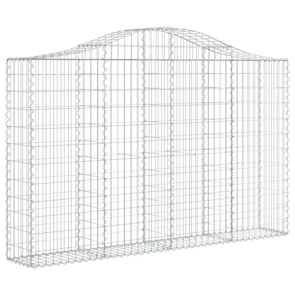 Arched Gabion Basket Garden Barrier Decorative Retaining Wall Outdoor