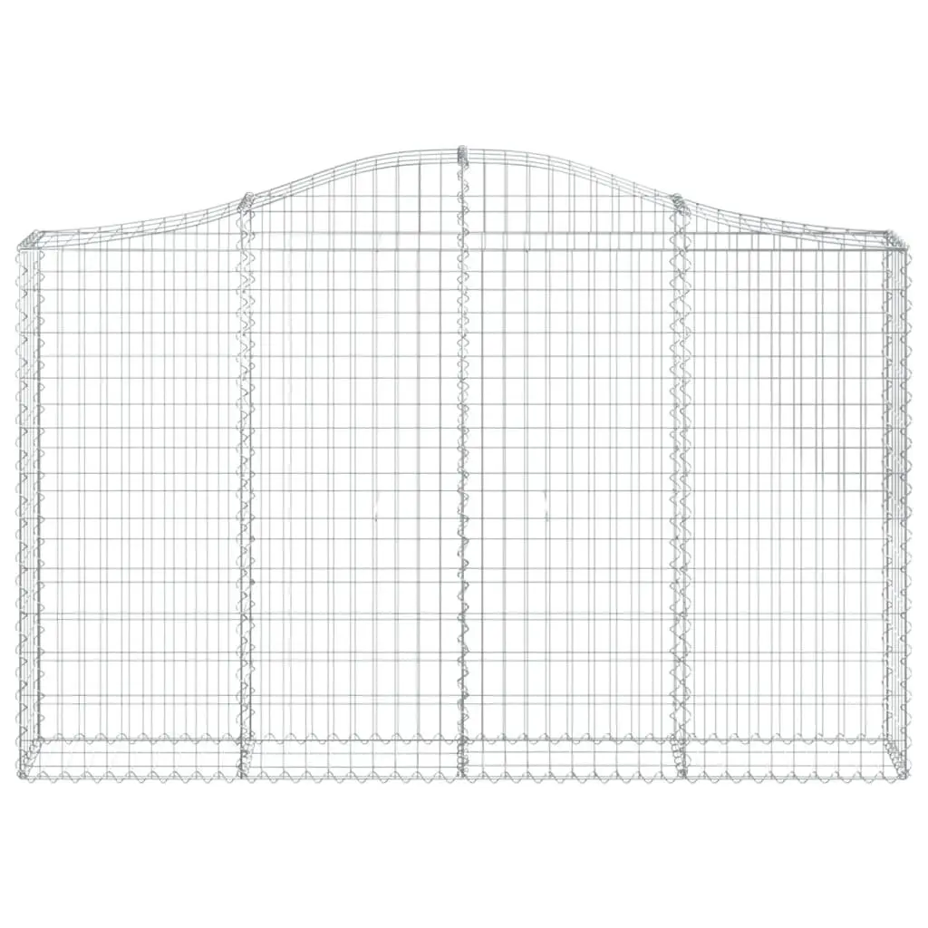 Arched Gabion Basket Garden Barrier Decorative Retaining Wall Outdoor