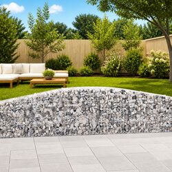 Durable Arched Gabion Basket for Garden Barriers