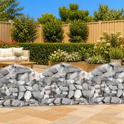 Durable Arched Gabion Basket for Garden Barriers