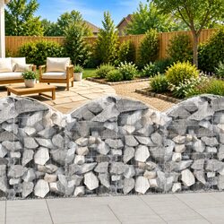 Durable Arched Gabion Basket for Landscaping and Barriers