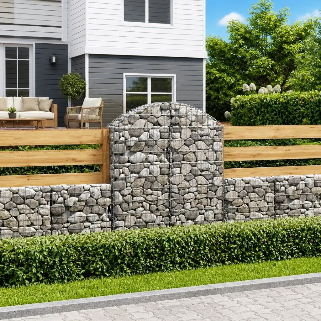 Decorative Arched Gabion Basket for Garden Barrier