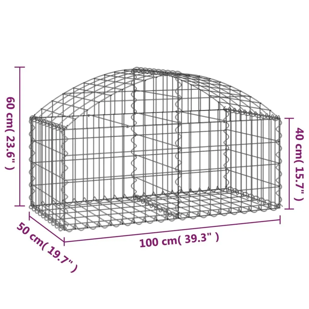 Arched Gabion Basket for Retaining Walls