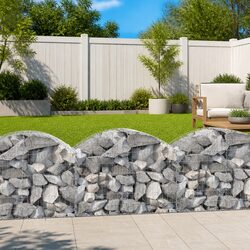 Durable Arched Gabion Basket for Garden Barriers